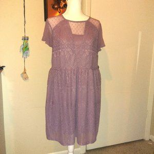 Lacy Lavender Dress NWOT